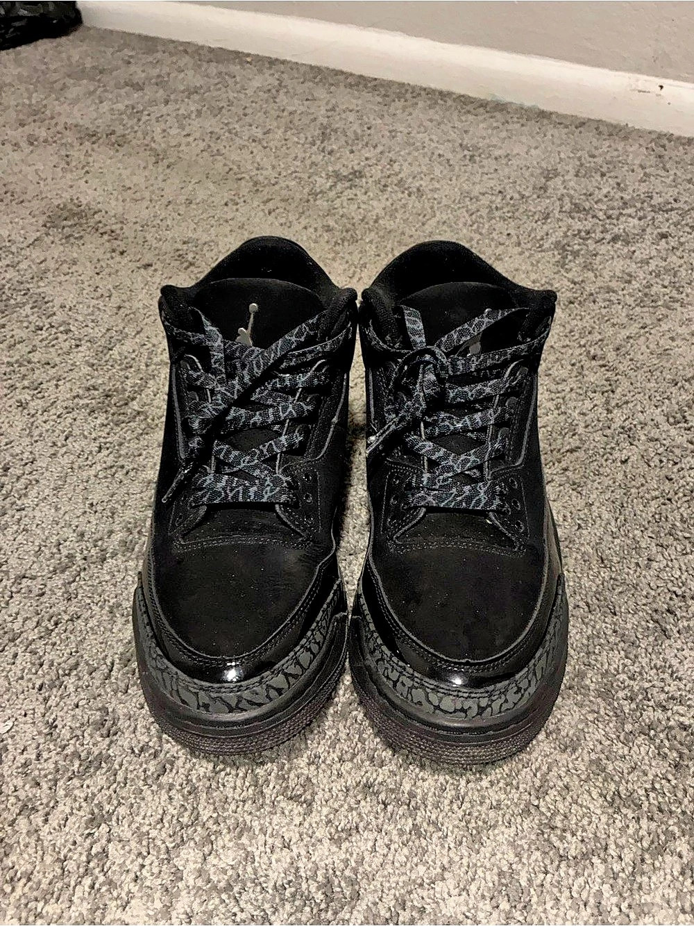 Air Jordan 3 Retro Black Cat 200 Sneakers